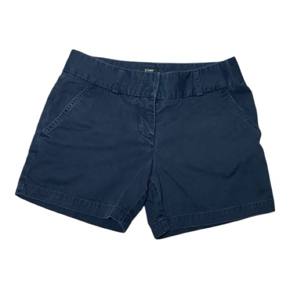 J.Crew Low Fit Cotton Shorts – Size 2, Light Blue - Picture 1 of 7